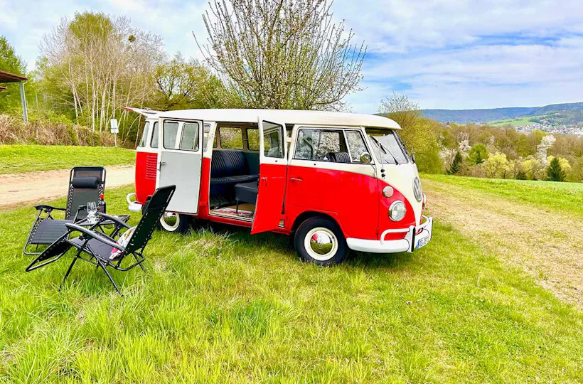 VW Bulli Tour Wenighösbach mit Picknick